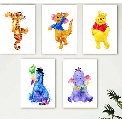 5D DIY Diamond Painting Disney Cartoon Winnie The Pooh &Tigger Cross Stitch Kits Diamond Embroidery Full Mosaic Home Decor