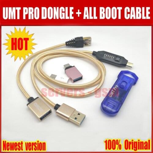 Newest Original UMT Pro Dongle+MUF ALL Boot Cable ( UMT+Avb function 2in1 ) ForSamsung&Haier&ZTE Free Shipping