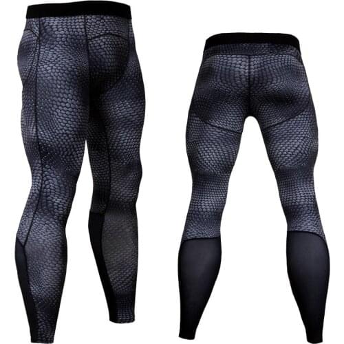 New Arrival Men Running Tights Compress Yoga Pants GYM Exercise Fitness Leggings Workout Training Sports Compression Pants