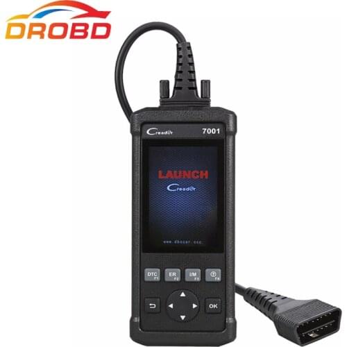 Original Launch DIY Code Reader CReader 7001 CR7001 Standard OBD2 Scanner/Scan Tool with Oil Reset Service ENG/AT/ABS/SRS