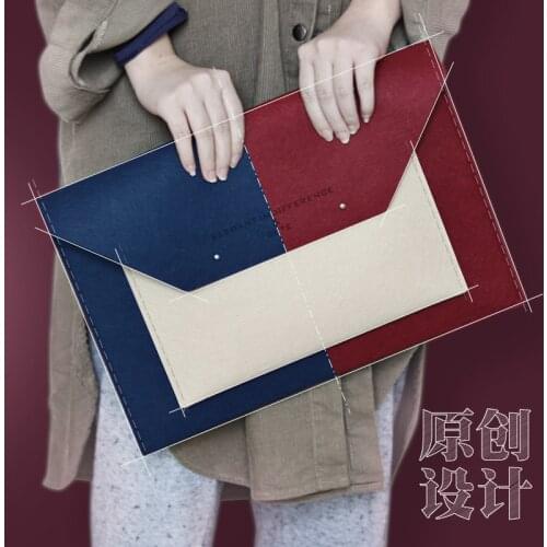 Original Female briefcase A4 file Felt Document bag Laptop case brief case Designer bag Laptop bag for women Fashion Briefcases