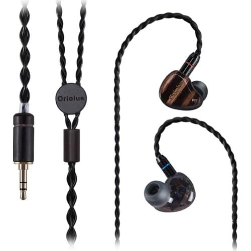 Oriolus Percivali Electrostatic Hybrid technology In-ear Earphone Flagship Earphones with 2PIN 0.78mm Detachable Cable