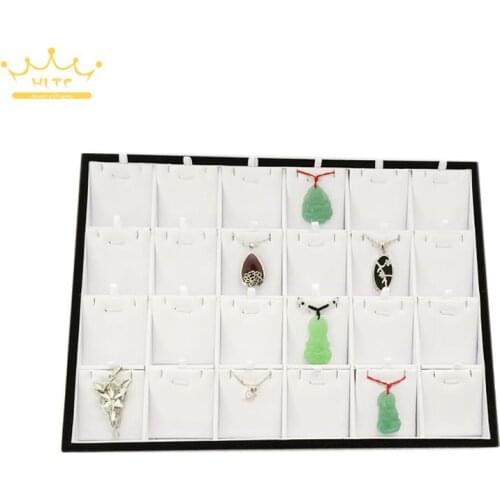 Earrings Pendant Display Tray Box Jewelry Display Black and White Pendant Display Shelf Free Shipping