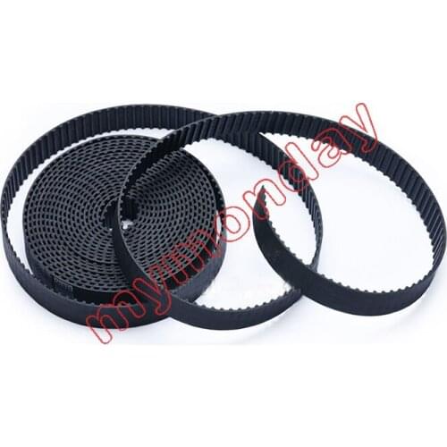 5Meters HTD 3M 15MM Timing Belt Width 10mm Rubber Color Black Open Belt for Laser Engraving CNC (3M-15MM)