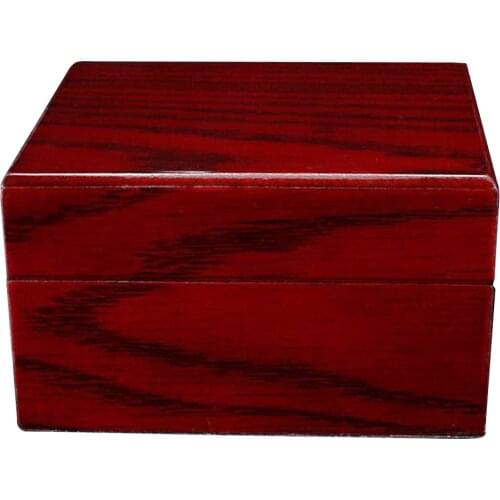 Single Slot Wood Watch Holder Box Wristwatch Storage Organizer Red 5pcs