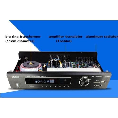 Shinco bluetooth 4.0 400W high power HiFi digital professional home amplifier 5.1 home theatre optical/coaxial/SB/USB/APE
