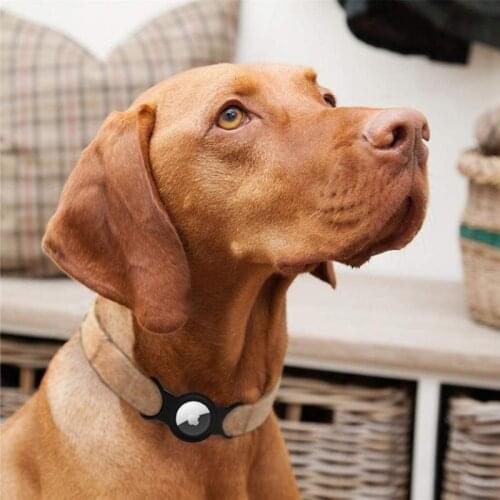 Pet Silicone Protective Case Dog Cat Collar Loop For Airtags Wearable Devices For Apple Locator Tracker Anti-lost Device
