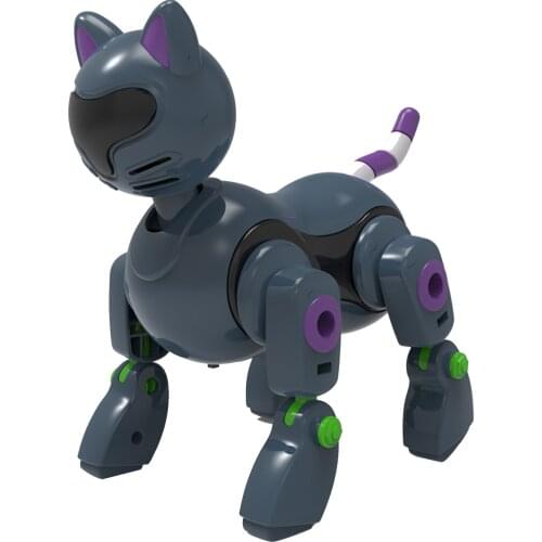 Robot Dog Cat Toy for Kids DIY Toy Interactive Toy Intelligent Educational Kids Toys Suitable for Boys Girls Gift