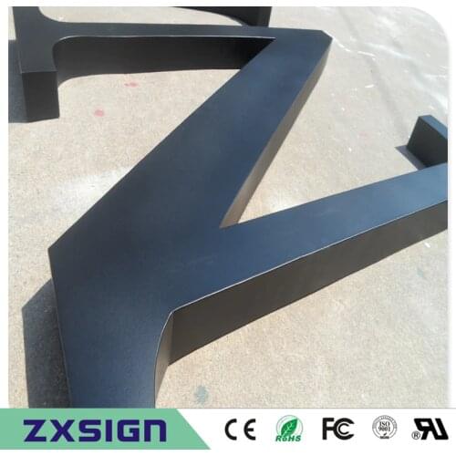 Factory Outlet Outdoor seamless welding precision grinding painted stainless steel letters, dimensional words