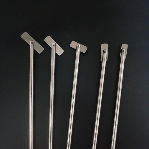 1pcs lab stainless steel paddle straight movable blade for stirrer mixer blender laboratory equipment