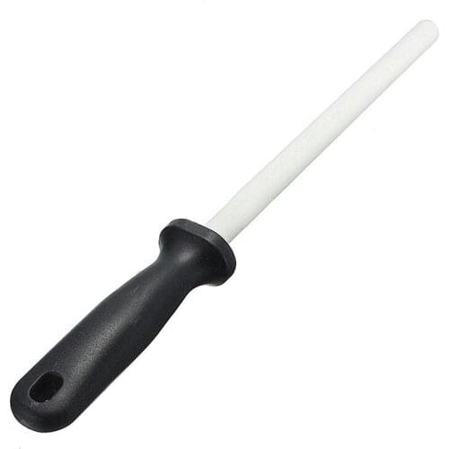 13" Ceramic Corundum Sharpener Rod Stick Bar for Blade Sharpening Kitchen Tool