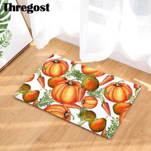 3D Scenic Print Soft Flannel Doormat Carpets Mats Floor Kitchen Non-slip Bathroom Rugs Absorbent Thick Memory Foam Door Mat