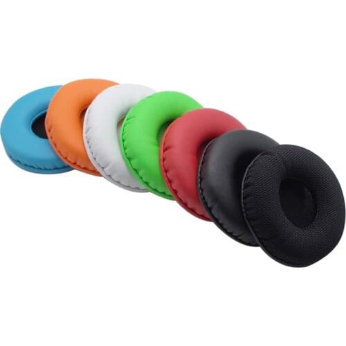 Earphones Accessories Ear Pads Gaming Headpset Mesh for Headphone 70mm Round PU Multicolor Hot Sale