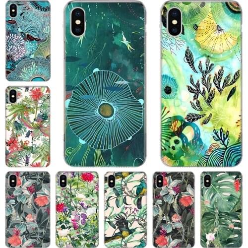 Flower Daisy Plants Fruit Cactus Phone Case For Iphone 12 Mini 11 Pro XS Max XR X 8 7 6 6S Plus SE 2020 5 5S SE Cover Shell Coqu
