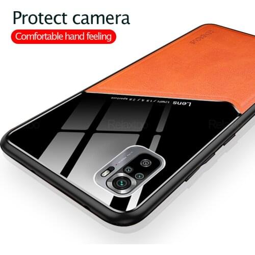 Redmy note10 case leather texture car magnetic holder case for xiaomi redmi note 10 pro 10s soft silicon frame shockproof coque
