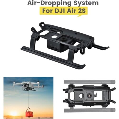 3INI DJI Air 2S Landing Gear Night Light Airdrop System Thrower Fishing Bait Deliver Life Rescue for DJI Mavic Air 2 Accessories