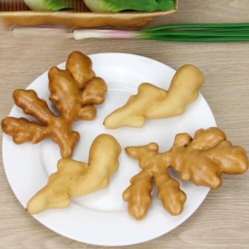 050 Imitation ginger foam fake vegetable ginger Ginger model home decoration