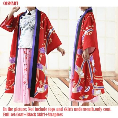 [Customize] Final Fantasy XIV FF14 Elegant Suit Cosplay Costume Halloween Party Outfit For Women Coat+Black Skirt+Strapless