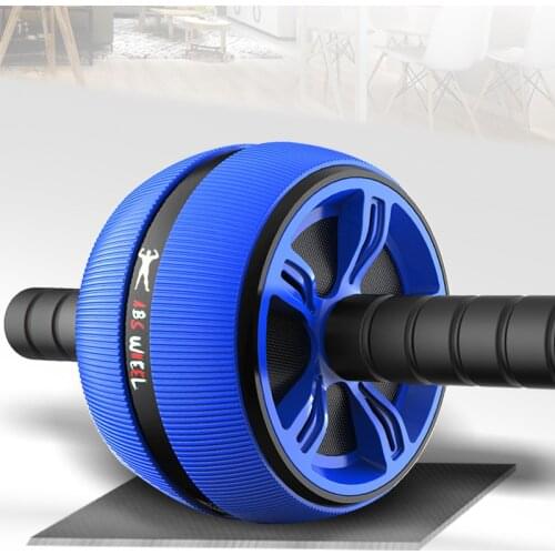 ABS Abdominal Roller Exercise Wheel Fitness Equipment Mute Roller For Arms Back Belly Core Trainer Body Shape Training Supplies
