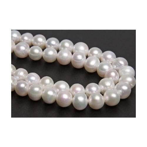 Favorite Pearl Loose Beads 6-9mm Potato Round Freshwater Pearl DIY Jewelry Making For Necklace Bracelet Earring 14'' Full Strand