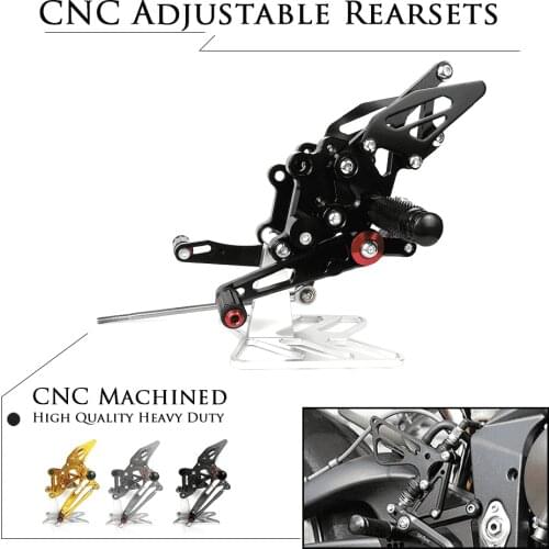 Motorcycle Accessories CNC Aluminum Footrest Rear Sets Adjustable Rearset Foot Pegs for KAWASAKI NINJA300 Z250 Z300 EX250 300