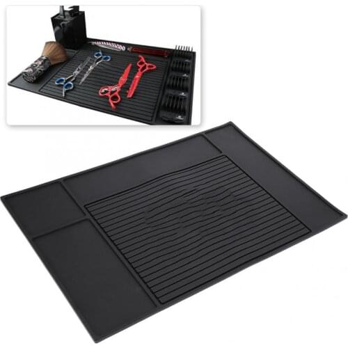 30x45cm Non-Slip Mat Anti-Skid Pad Storage Organizer for Hair Salon Use Anti-Skid Pad Barber Hairdressing Styling Tool