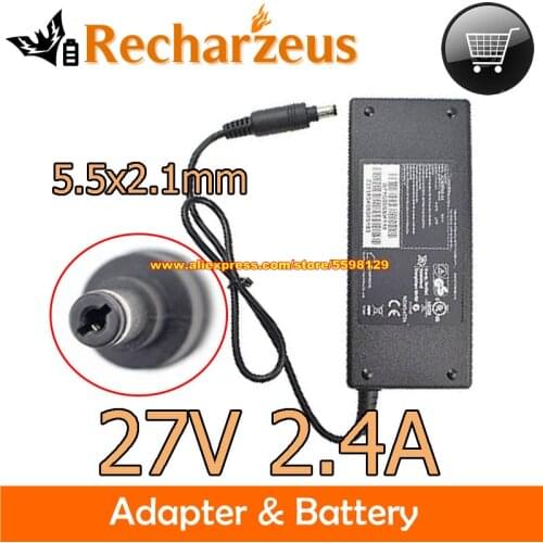 Genuine For Toshiba ACADP40-01A AC Adapter 27V 2.4A 64.8W For TOSHIBA Strata Cix40 Computer Charger Laptop Power Supply