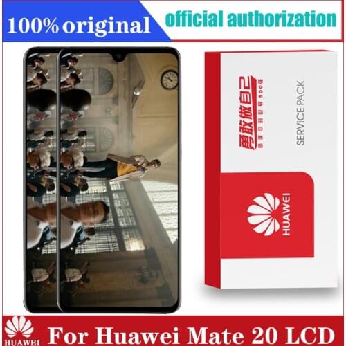 Original 6.53'' Display with Frame Replacement for Huawei Mate 20 LCD Touch Screen Digitizer Assembly Mate20 HMA-l29 HMA-l09