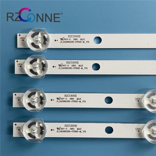 LED Backlight strip 8/10 lamp For LG Innotek VESTEL 43inch 43350 A_type B SVV430A52 SVV430A78 JL.D430A1330 JL.D43081330-078HS-M
