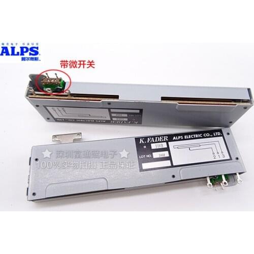 [VK] Reverb Straight Slide RSAOK11B9013 Single B10K 10KB 132.6mm trip: 100mm Japan ALPS Slide Potentiometer switch
