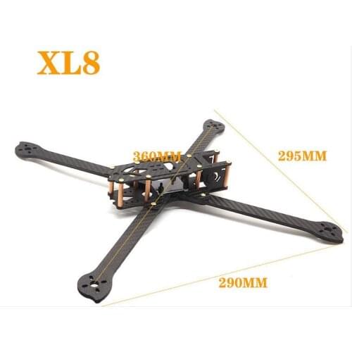 3K Full Carbon Fiber True X XL5 V2 232mm / XL6 V2 283mm / XL7 V2 294mm / XL8 V2 360mm Frame for FPV Racing