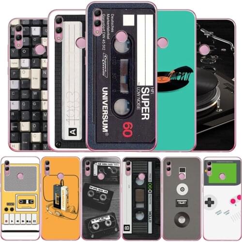 Retro music tape game console For Huawei Mate 9 10 20 30 Pro lite Phone for honor 9 V9 10 20 30 Lite Pro V10 soft Back Cover
