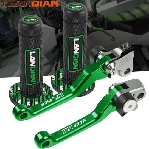 For KAWASAKI KX450F Motorcycle Dirt Bike Brake Clutch Levers handle bar grip cover KX450 F KX 450F 2013-2018 2017 2016 2015 2014