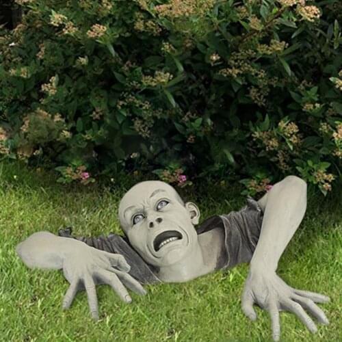 Garden Sculpture Horror Movie Statue Nightmare Resin Crafts Zombie Halloween Ornaments For Decorating DéCoration De Jardin Decor