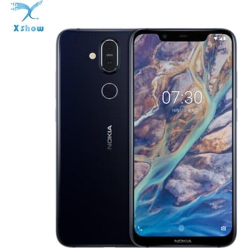 NOKIA X7 Global Rom 4GB 64GB 6.18" Snapdragon 710 Octa Core 3500mAh Fast Charge Fingerprint Rear 12+13MP Front 20MP Mobile Phone