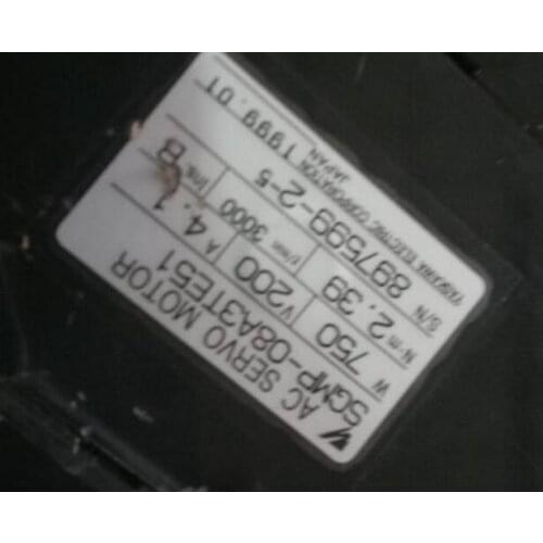 Servo pack SGMP-08A3TE51 , Used one , 90% appearance new , 3 months warranty