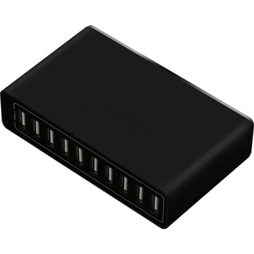 USB Charger 10 Port USB Charger Station with Rapid Charging Smart USB Ports for Multiple Devices Smart Charger