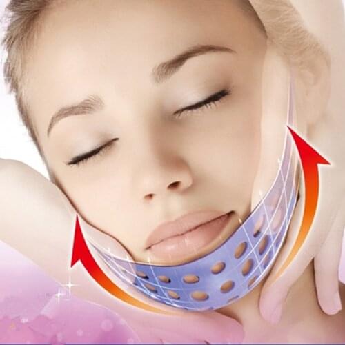 1pcs Elevation Mask Sleeping ming Double Chin Face Bandage Silicone Powerful V Face Lift Tools Makeup Thin Belt Strap Band