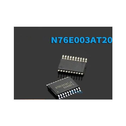 100PCS/LOT N76E003AT20 N76E003 TSSOP-20 Replace STM8S003F3P6 New original