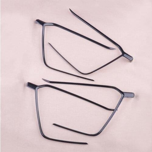 4pcs ABS Door Handle Armrest Strip Cover Trim Frame fit for Toyota RAV4 2019 2020 Car Decoration Accessories