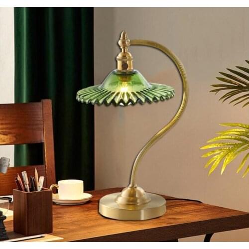 American all copper home decoration accessories retro nostalgia girl bedside lamp warm creative decorative desktop ornament