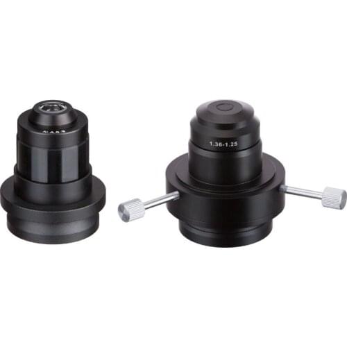 AmScope Dry & Oil Darkfield Condenser Set for Infinity Compound Microscopes DK-SET-200-INF