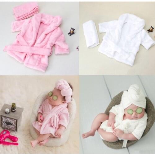 Super Soft Flannel Material Made Baby Towel Baby Washcloth Set Infant Bath Towel Newborn Baby Photography Props Bathrobe 0-6M