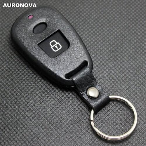 AURONOVA for Hyundai Terracan Santafe Elantra Remote Key Case Before 2004 Replace 2 Buttons Car Remote Shell Cover With Buttons