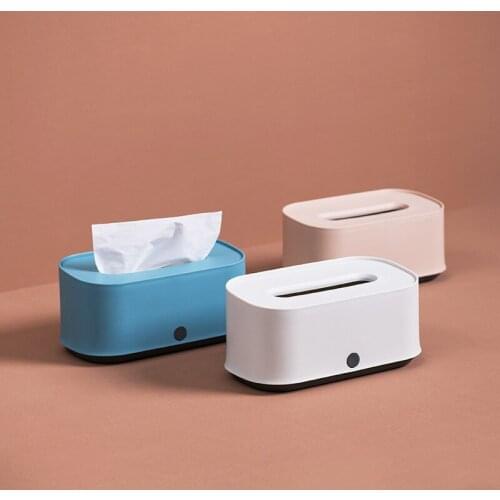 Home Creative Tissue Box Living Room Dust-proof Draw Papers Case Desktop Napkin Tray Dining Table Waterproof Tissue Storage Box