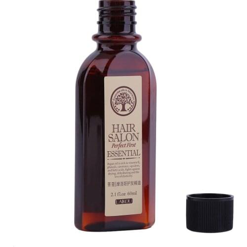 60ML Hair Care Essence Treatment Moroccan Pure Argan Oil Essential Dry Hair Type Moisturizing Oil For Women And Men new