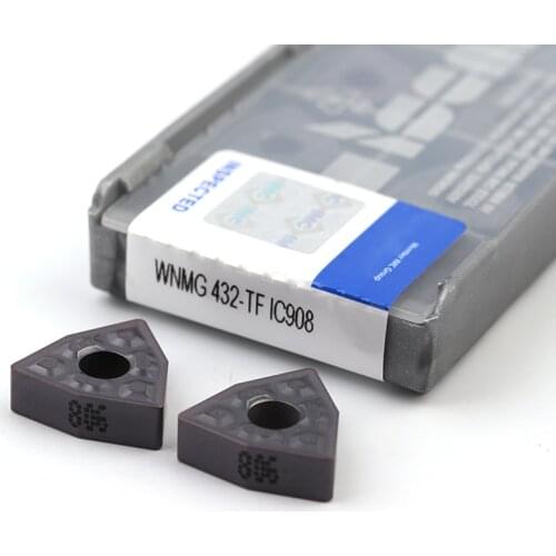 10pcs WNMG080408 TF IC907 IC908 Carbide insert External Turning Tools WNMG 080404 Lathe cutter Tool Tokarnyy turning insert