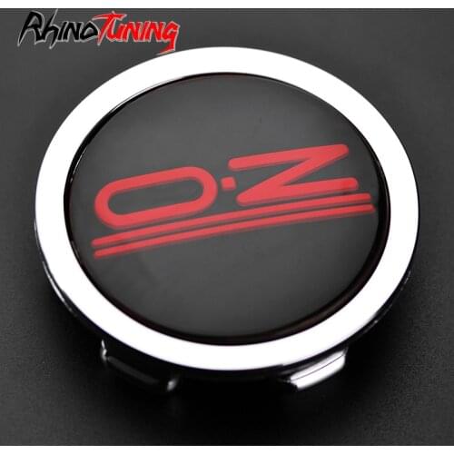 4pcs 75mm 70mm Center Caps M608 Emblem For OZ Racing Superforgiata Car Wheels Cap for Rims Hub