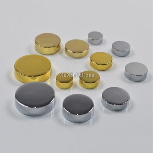 Top Designed 500PCS Solid Copper Advertising Nails Screws 12mm~25mm Acrylic Mirror Cap Nails Decoration DIY Hardware Parts