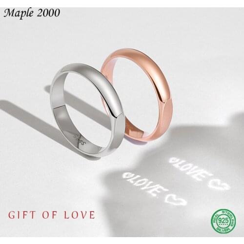Maple2000 Women's Silver Rings